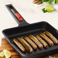 Infinity Cast Aluminium Ribbed Grill with Non-Stick