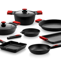 Infinity Cast Aluminium Sauce Pan with Non-Stick and Glass Lid