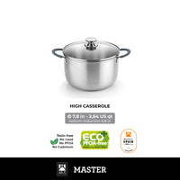 Master Stainless Steel 9 Pieces Cookware Sets