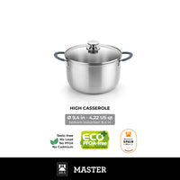 Master Stainless Steel 9 Pieces Cookware Sets