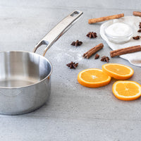 Signature Stainless Steel Sauce Pan with Glass Lid