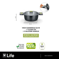 Life Recycled Cast Aluminum 10 Pieces Cookware Set