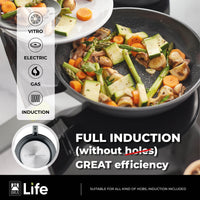 Life Recycled Cast Aluminum 10 Pieces Cookware Set
