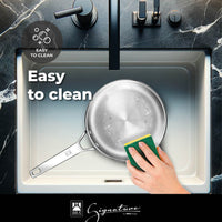 Signature Stainless Steel Sauté Pan with Glass Lid