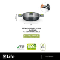 Life Recycled Cast Aluminum 10 Pieces Cookware Set