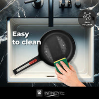 Infinity Cast Aluminium Sauce Pan with Non-Stick and Glass Lid