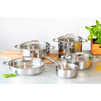Signature Stainless Steel High Stockpot with Lid