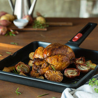 Infinity Cast Aluminium Ribbed Grill with Non-Stick