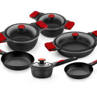 Infinity Cast Aluminum 10 Pieces Cookware Set