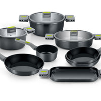 Life Recycled Cast Aluminum 12 Pieces Cookware Set