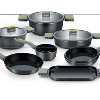 Life Recycled Cast Aluminum 12 Pieces Cookware Set