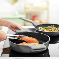Life Recycled Cast Aluminum Low Casserole w/ Ceramic Non-Stick & Glass Lid