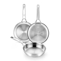 Signature Stainless Steel Pans Sets Non-Stick-Free