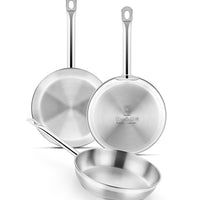 Profesional Stainless Steel Pan Sets Non-Stick-Free