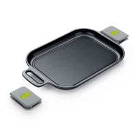 Life Recycled Cast Aluminum Rectangular Smooth Grill w/ Ceramic Non-Stick