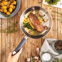 Master Stainless Steel Frying Pan Non-Stick-Free