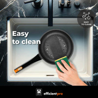 Efficient Pro Cast Aluminum Sauté Pan with Non-Stick