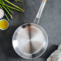 Efficient Inox 3-Ply Stainless Steel Frying Pan Non-Stick-Free