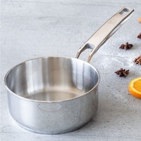 Signature Stainless Steel Sauce Pan with Glass Lid