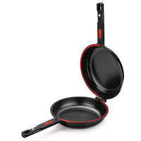 Premiere Cast Aluminium Double Frying Pan with Non-Stick