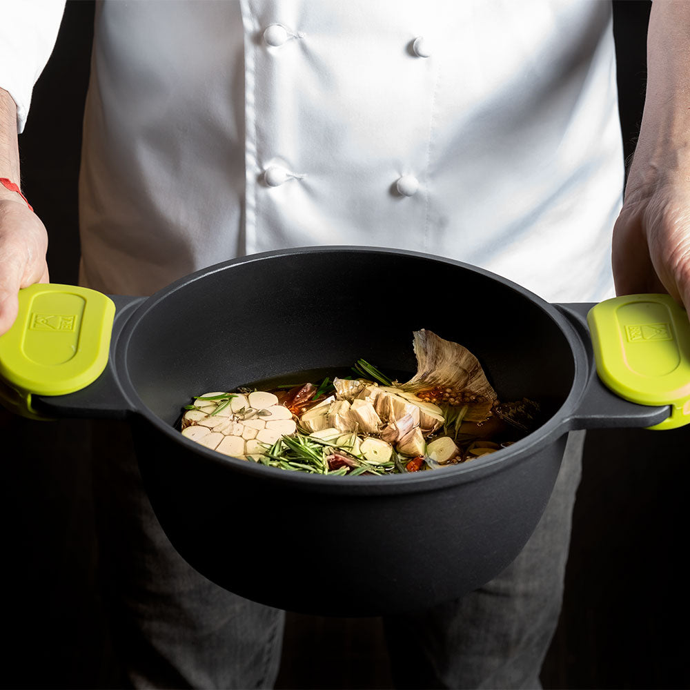 Foodie Stock Pot w/ Glass Lid