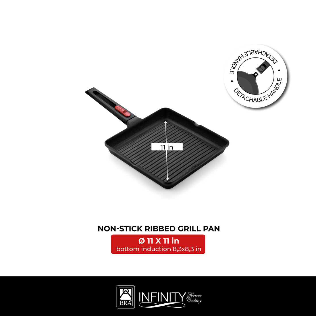 Infinity Cast Aluminum 12 Pieces Cookware Set