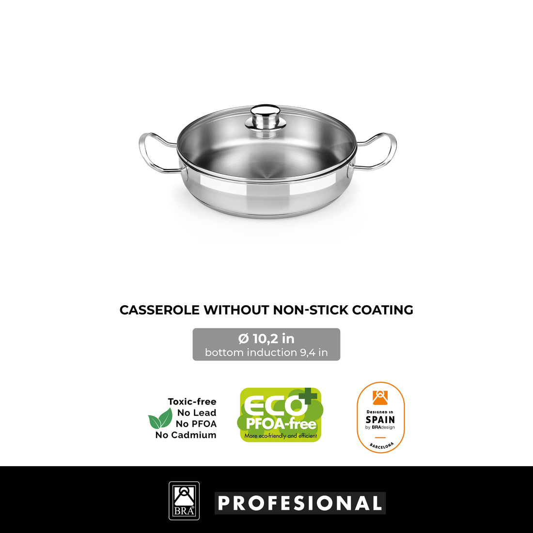 Profesional Stainless Steel 8 Pieces Cookware Sets