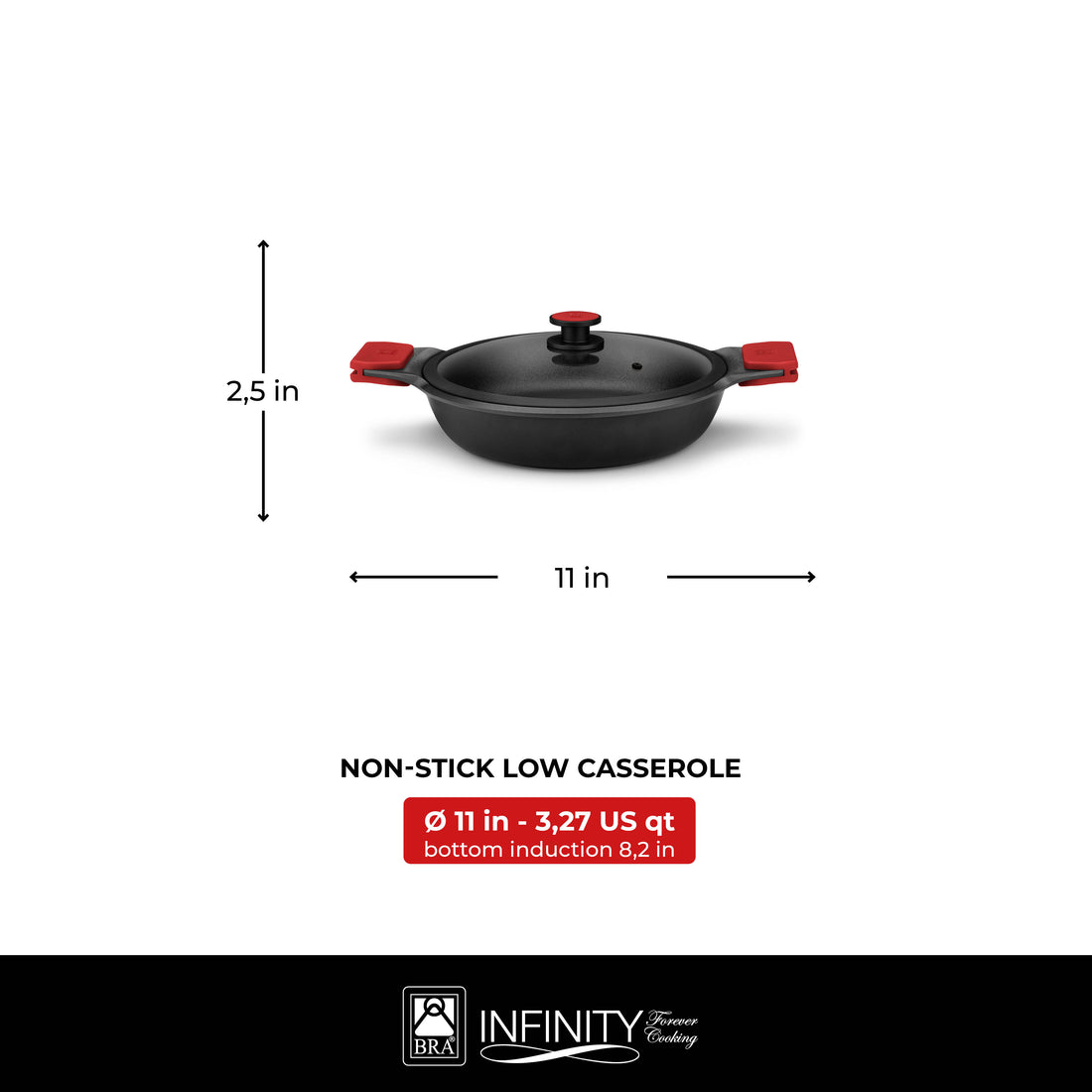 Infinity Cast Aluminum 12 Pieces Cookware Set