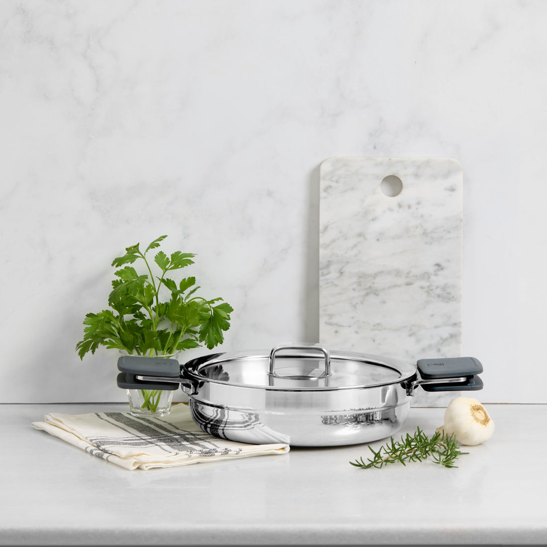 Compac Inox Low Saucepan