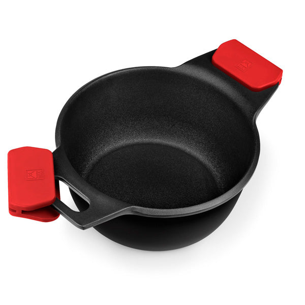 Infinity Cast Aluminium High Casserole with Non-Stick and Glass Lid