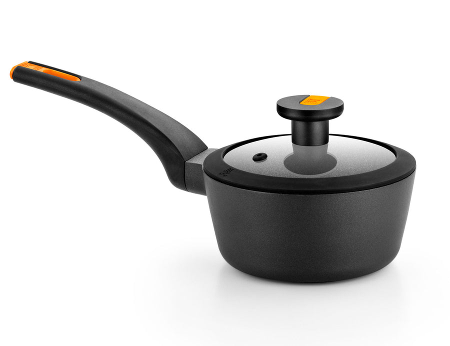 Efficient Pro Cast Aluminum Sauce Pan with Non-Stick