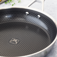 Hybrid Cell Honeycomb Stainless Steel Frying Pans