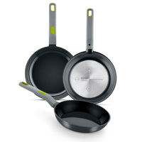 Life Recycled Cast Aluminum Pan Set with Ceramic Non-Stick