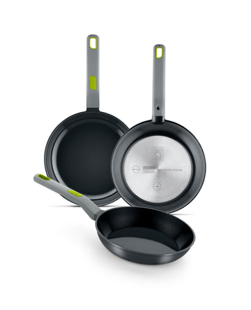 Life Recycled Cast Aluminum Pan Set with Ceramic Non-Stick