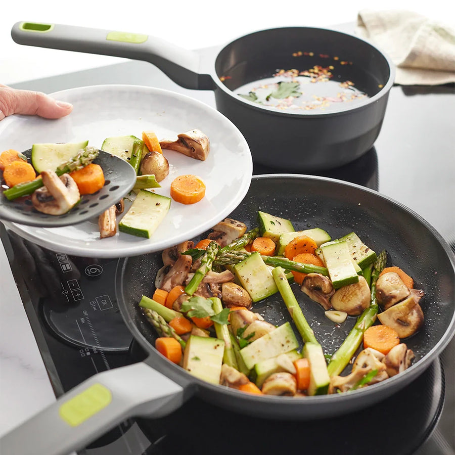 Life Recycled Cast Aluminum Pan Set with Ceramic Non-Stick