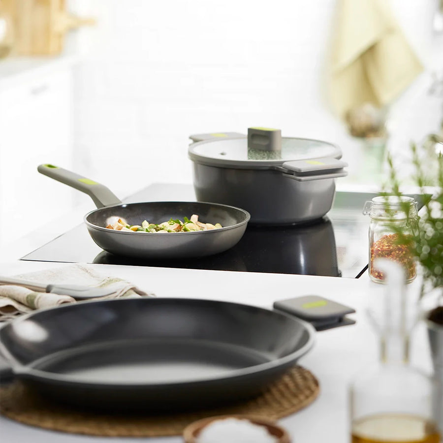 Life Recycled Cast Aluminum Frying Pan with Ceramic Non-Stick
