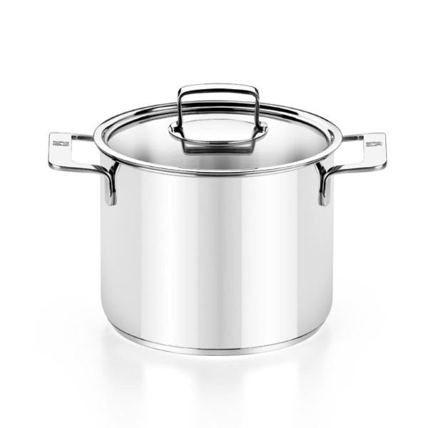 Signature Stainless Steel High Stockpot with Lid