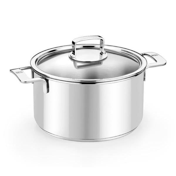 Signature Stainless Steel High Stockpot with Lid