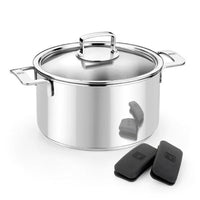Signature Stainless Steel High Stockpot with Lid