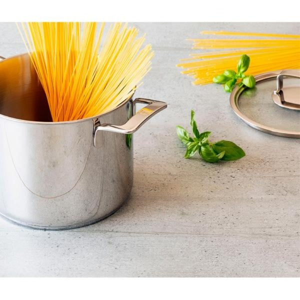 Signature Stainless Steel High Stockpot with Lid