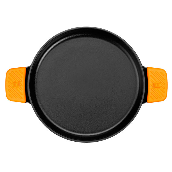 Efficient Iron Cast Iron Round Smooth Grill without Non-Stick