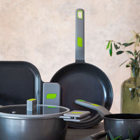 Life Recycled Cast Aluminum Pan Set with Ceramic Non-Stick