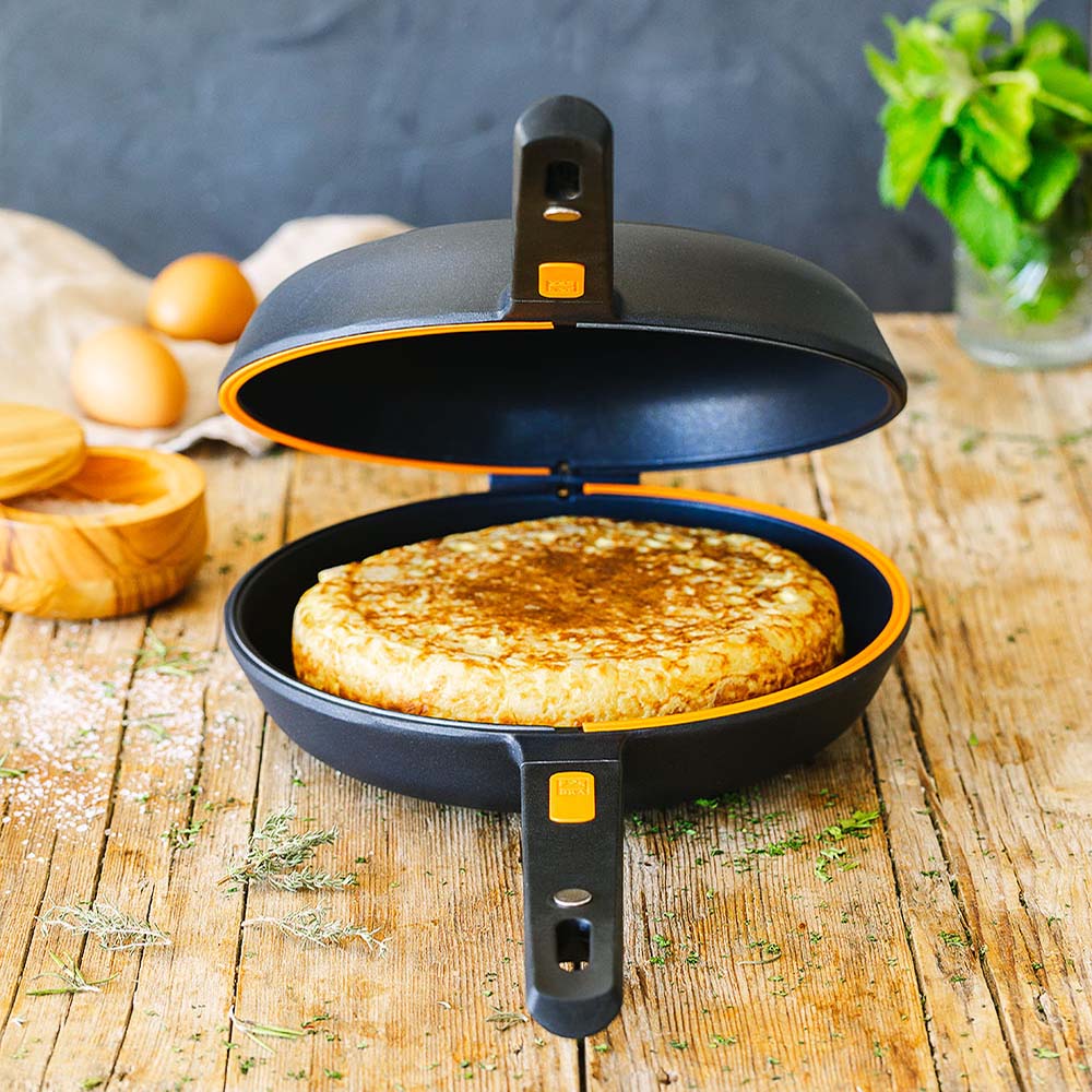 Efficient Duo Double Sided Frying Pan