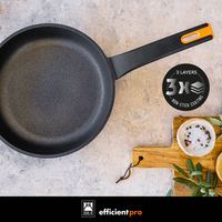Efficient Pro Cast Aluminum Nonstick Sauté Pan