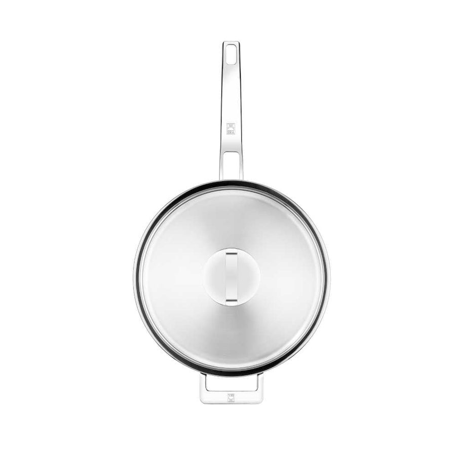 Signature Stainless Steel Sauté Pan with Glass Lid